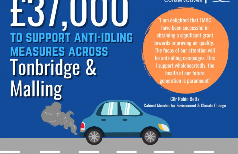 £37,000 to support anti-idling measures across Tonbridge & Malling