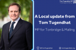 An update from Tom Tugendhat MP